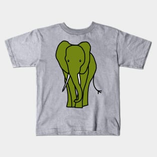 Green Elephant Kids T-Shirt